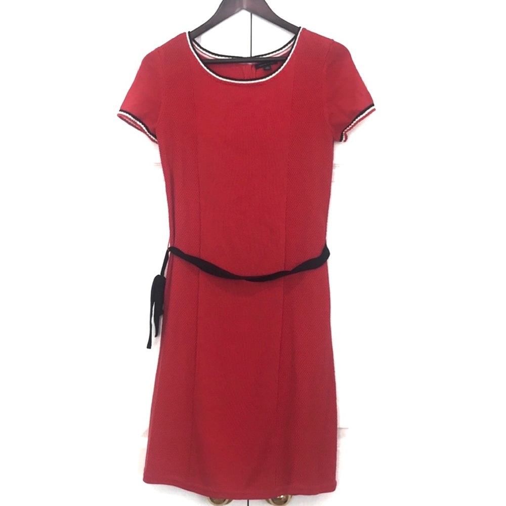 Tommy Hilfiger Red Short Sleeve Dress Sz S